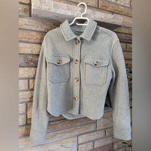 Levi Strauss Co Shacket Jacket Wool Blend